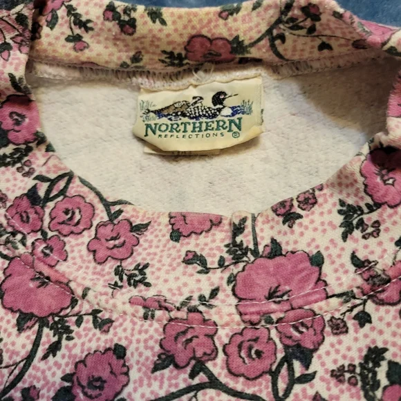 Vintage Northern Reflections Sweatshirts - 1990s Floral Sweatshirts - Set of 2 - Picture 5 of 6